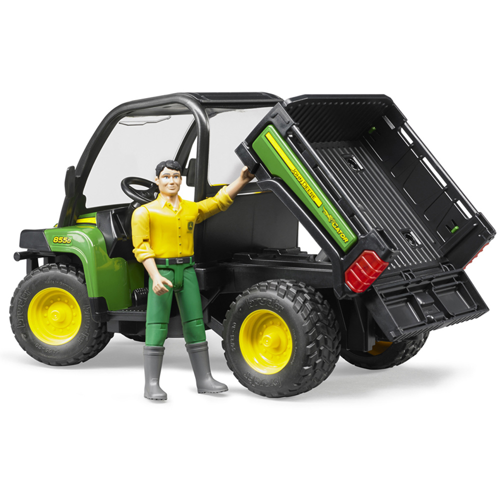 Bruder Kids John Deere Gator XUV 855D with Driver Playset Model Image 5