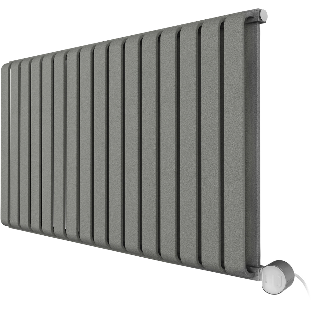 Terma Warp-Room E Wi-Fi Salt n Pepper Electric Radiator 1200W 630 x 1045mm Image 1