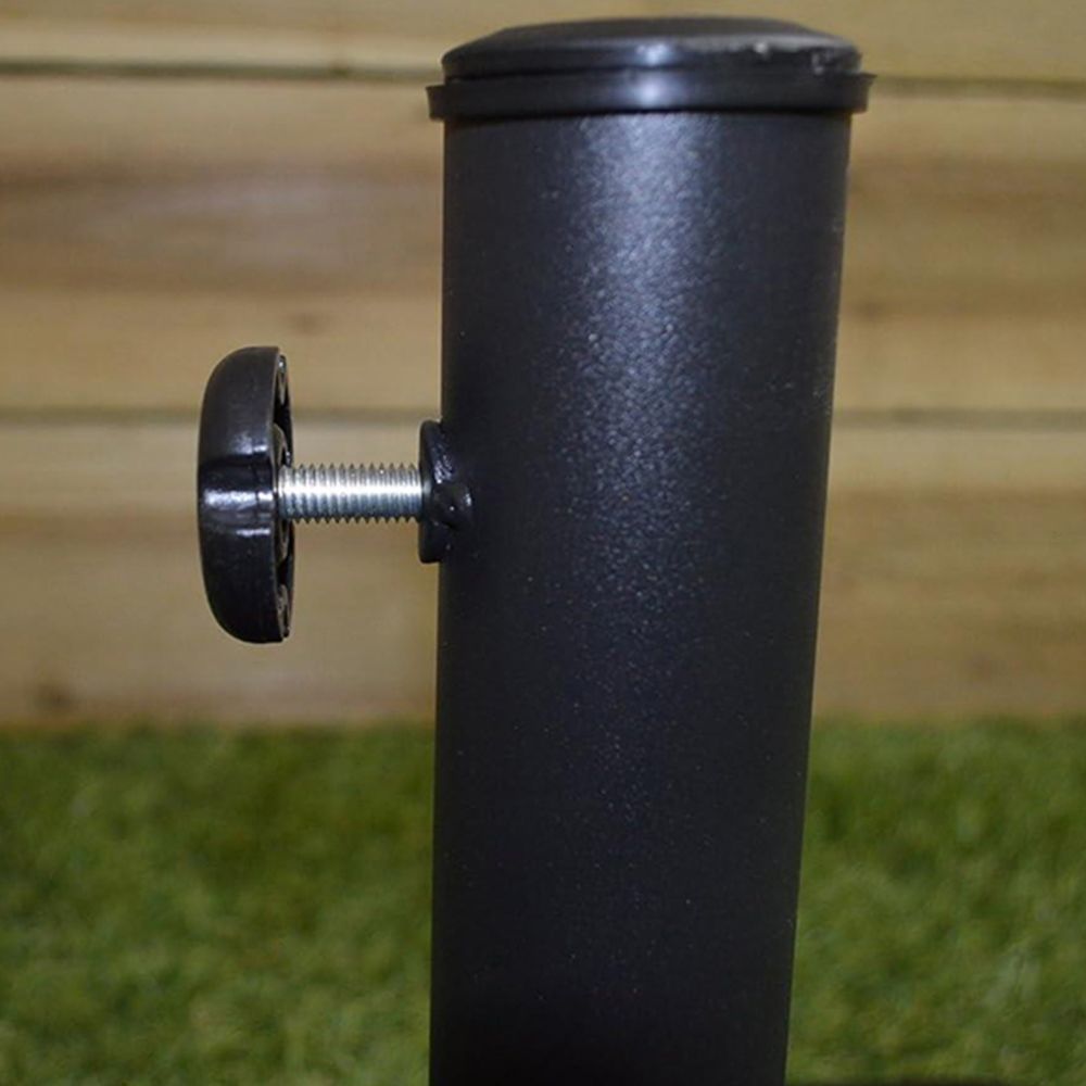 Shatchi Square Black Parasol Base 6kg Image 4