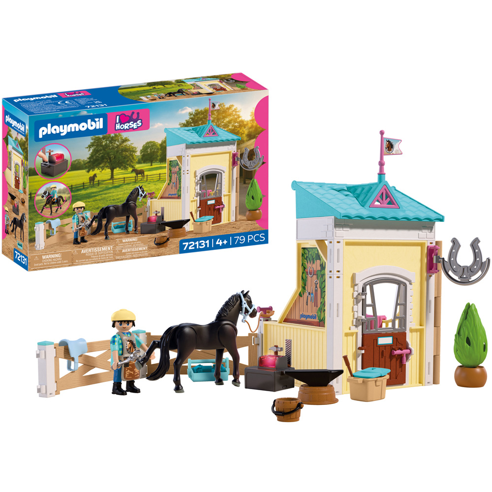 Playmobil Small Stable with Farrier Play Set Image 3