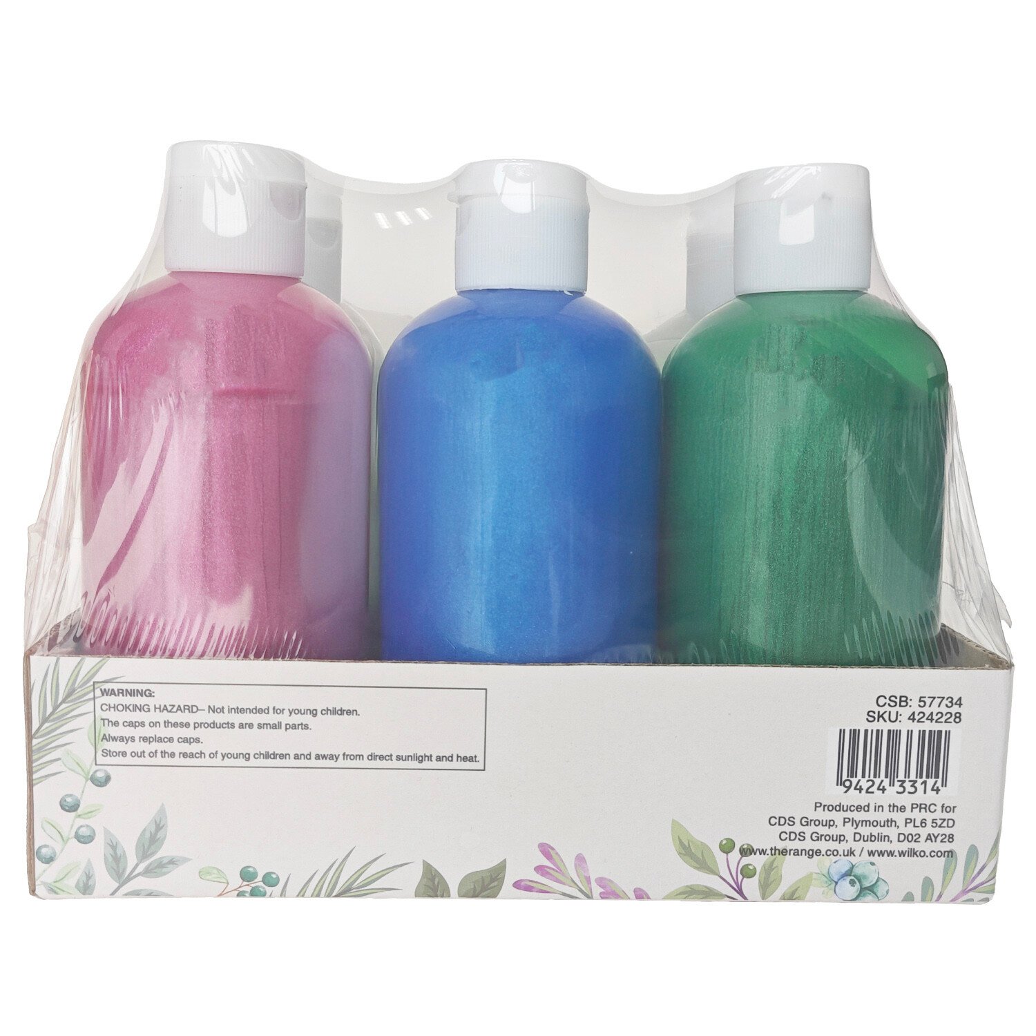 Pack of 6 Ready Mix Paint - Metallic Image 3