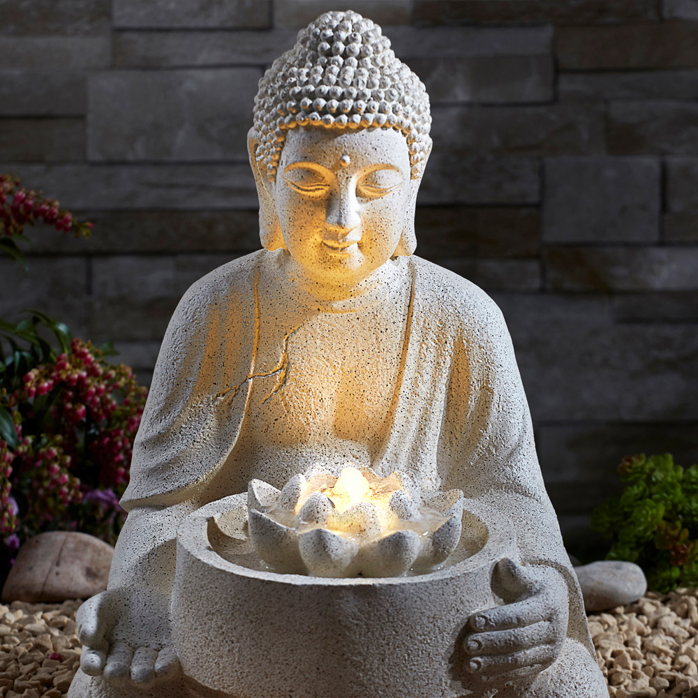 Garden Gear Serene Buddha Water Feature Image 5