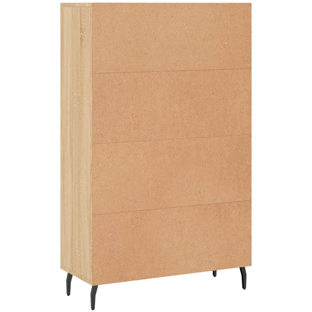 vidaXL 2 Door Single Drawer Sonoma Oak Highboard Image 8