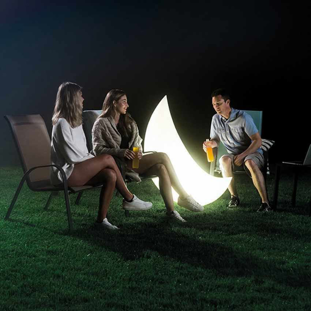Intex Floating Crescent Moon LED Garden Light 135 x 43 x 89cm Image 4