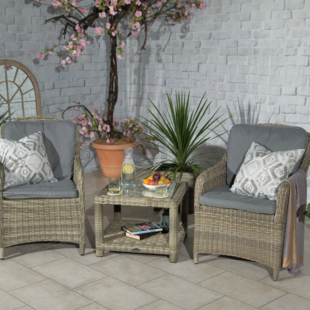 Royalcraft Wentworth 2 Seater Rattan Imperial Companion Seat Image 1