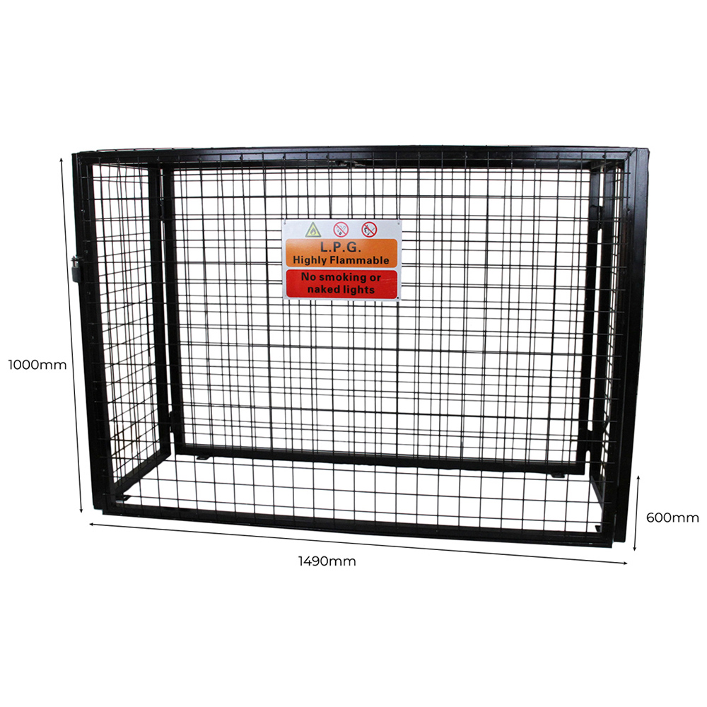 MonsterShop Gas Bottle Mesh Cage 149 x 100cm Image 4
