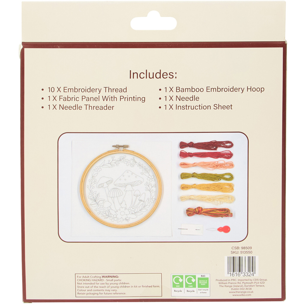 Autumn Embroidery Craft Kit Image 2