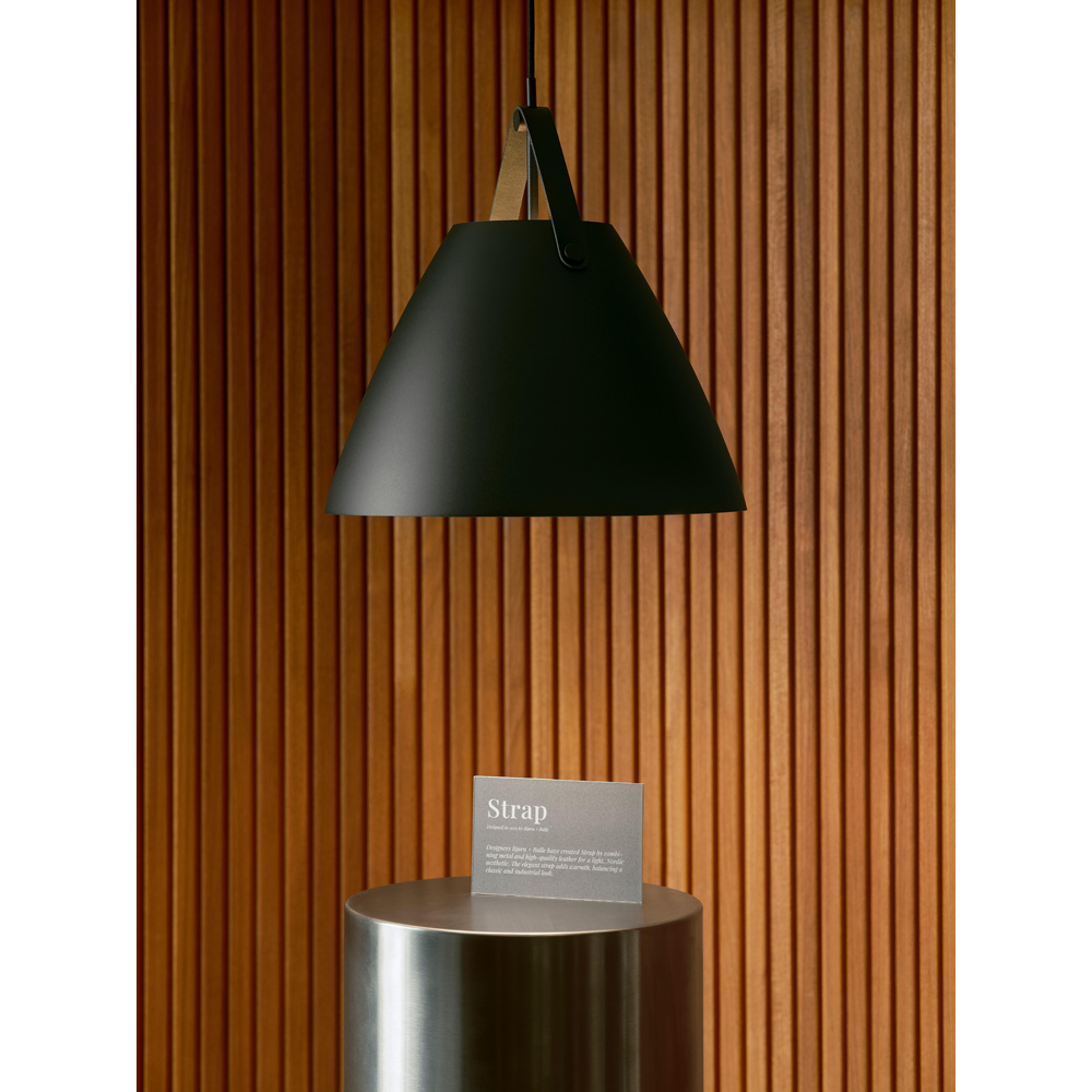 Nordlux Strap 36 Black Pendant Light Image 5