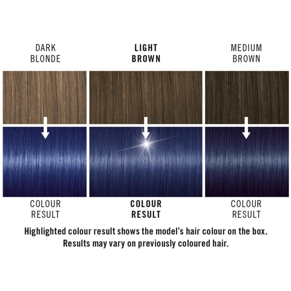 Schwarzkopf Live U67 Blue Mercury Intense Colour Permanent Hair Dye Image 3