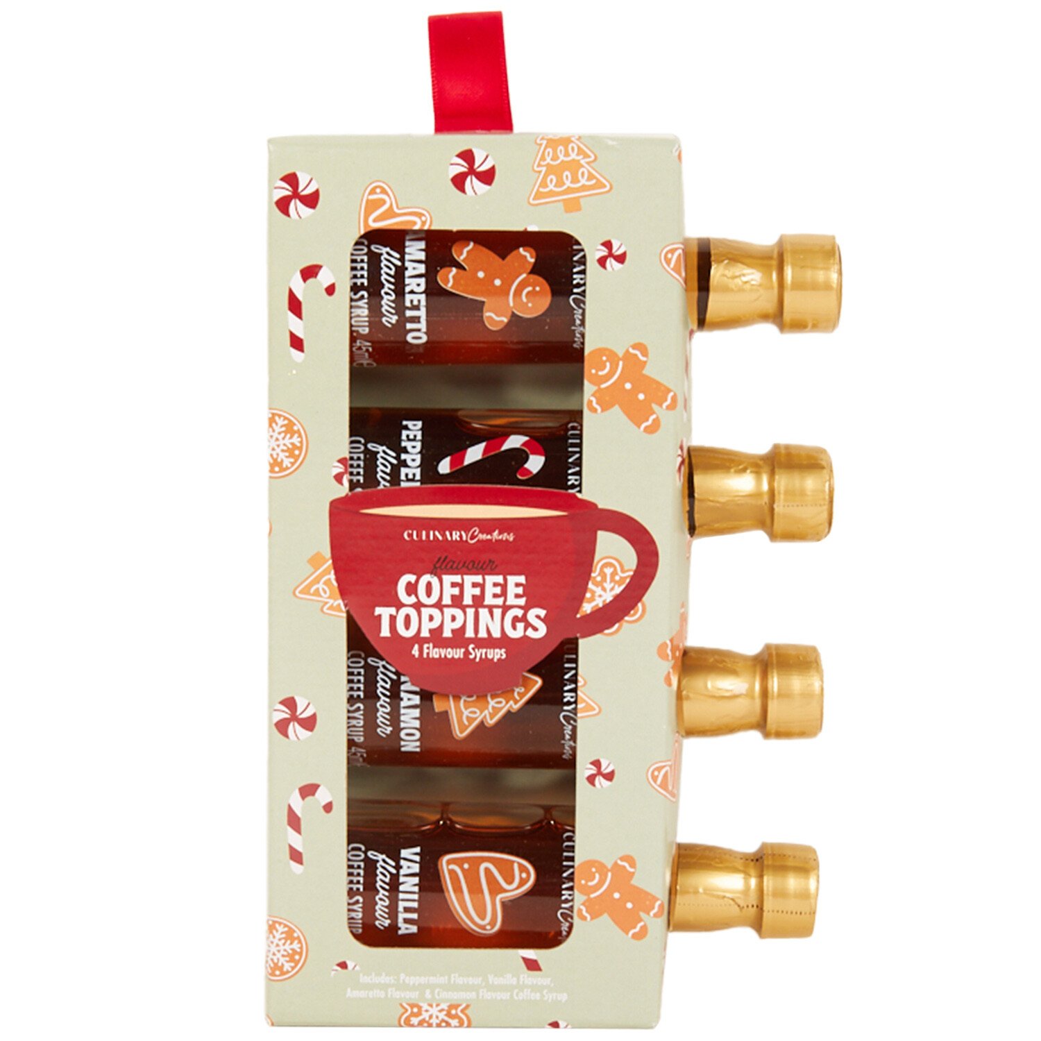 Pack of 4 Coffee Toppings - Multicolour Image 1