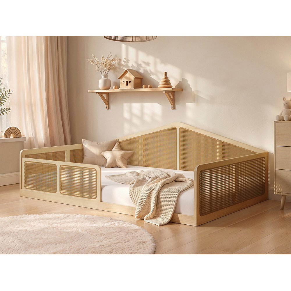 Flair Julian Small Double Natural Montessori Bed Image 4