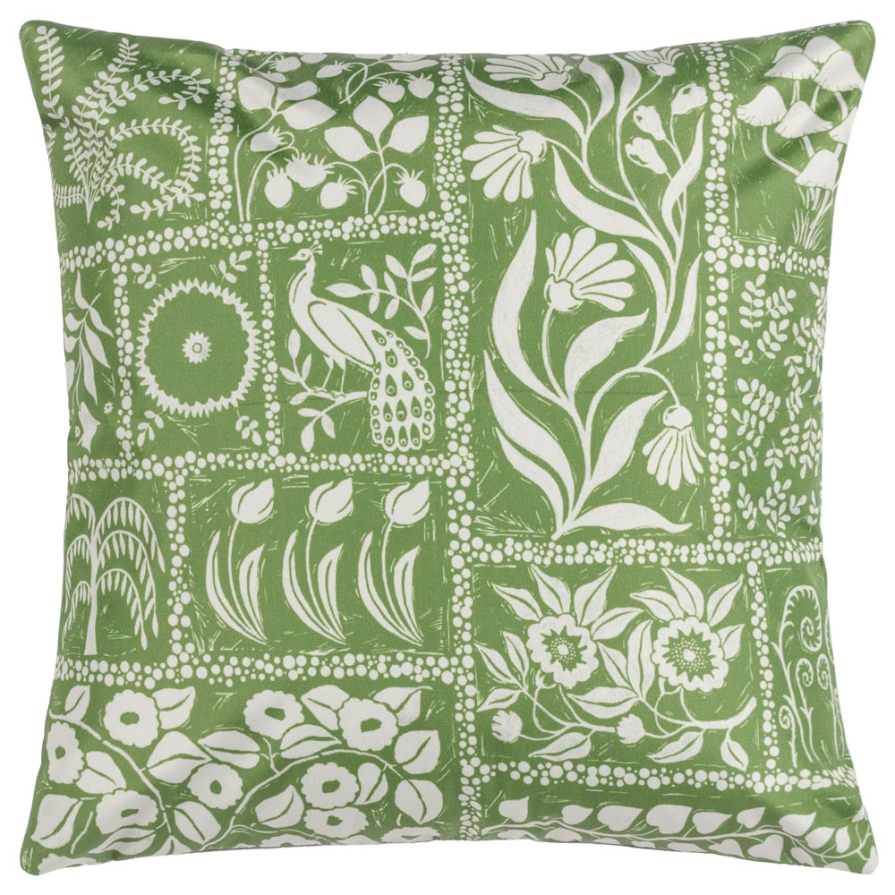 furn. Forage Sage Garden Floral Outdoor Cushion Image 1