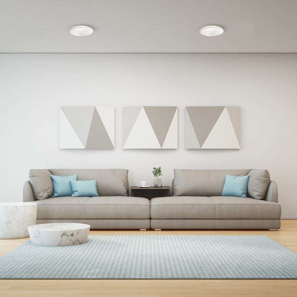 Milagro Pepe White LED Ceiling Lamp 230V Image 2