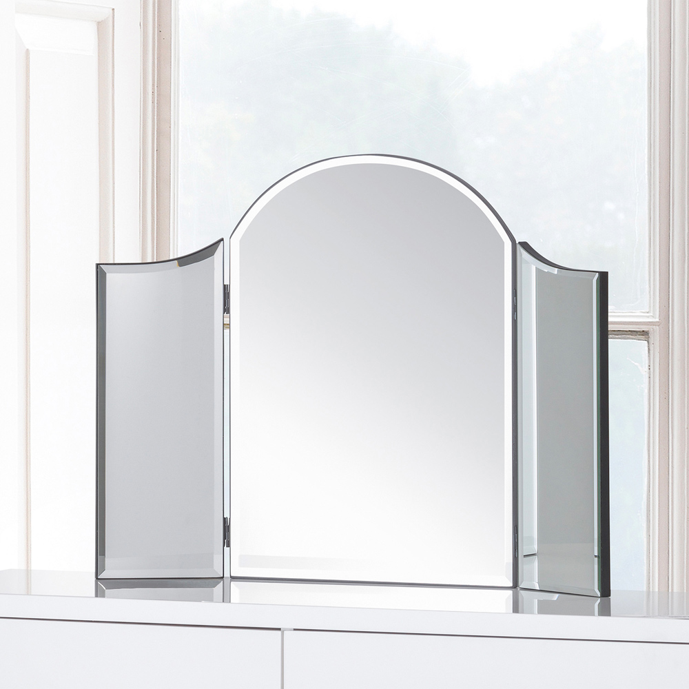 Julian Bowen Canto Curved Dressing Table Mirror Image 2