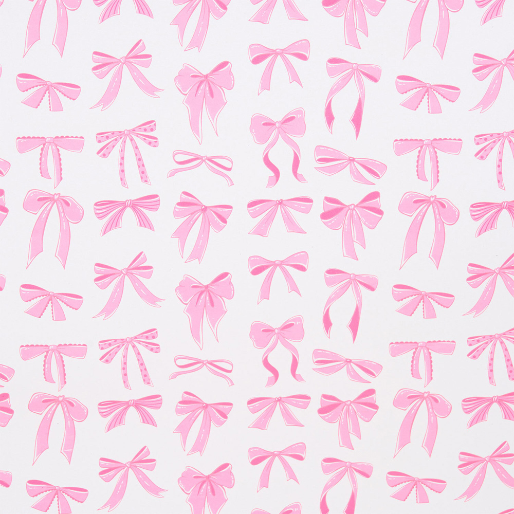 Bow Gift Wrap Pink Image 5