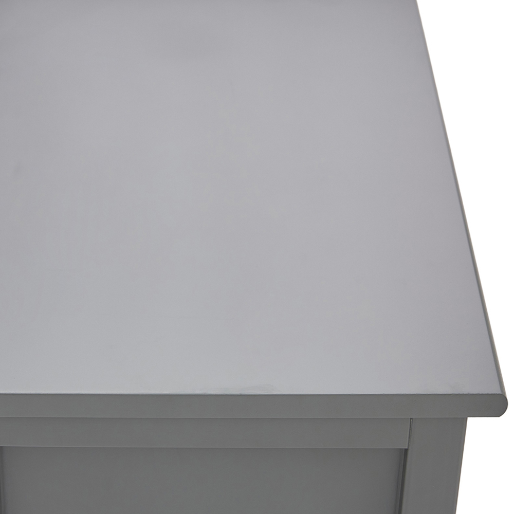 Palazzi 2 Drawer Grey Bedside Table Image 7