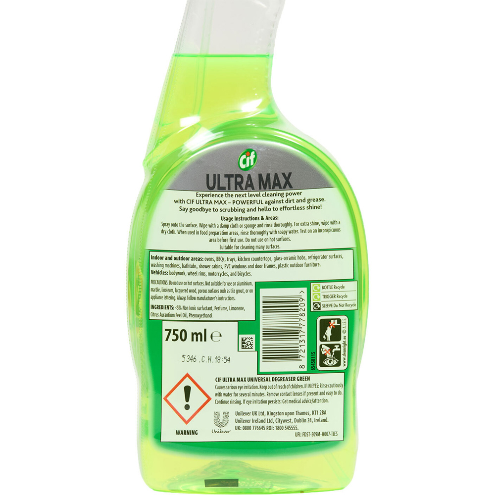 Cif Ultra Degreaser Spray Image 4
