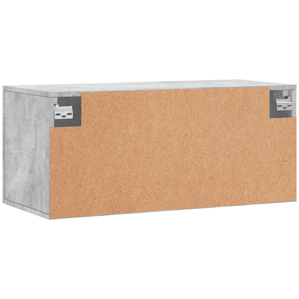 vidaXL 2 Door Concrete Grey Wall Cabinet Image 8