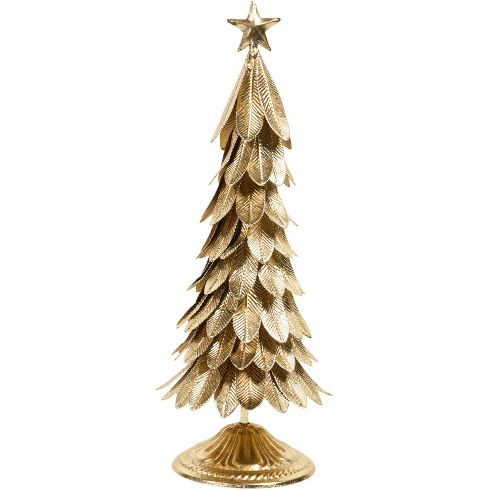 Holiday Tree Decoration Golden Image 3