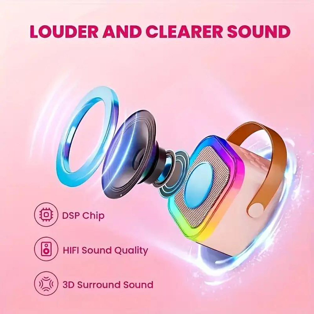 Dyzi Portable Wireless Bluetooth Speaker with Microphone Image 3