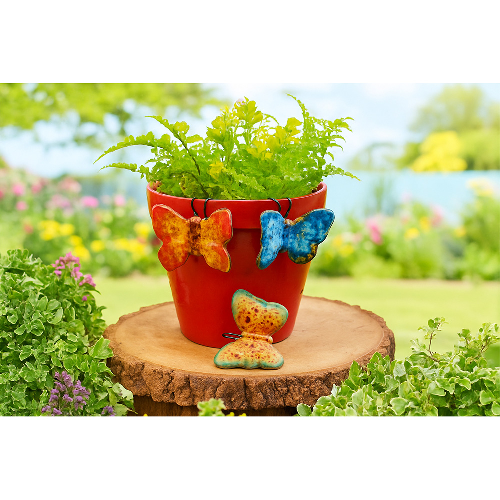 Avilo Butterfly Planter Decoration 3 Pack Image 2