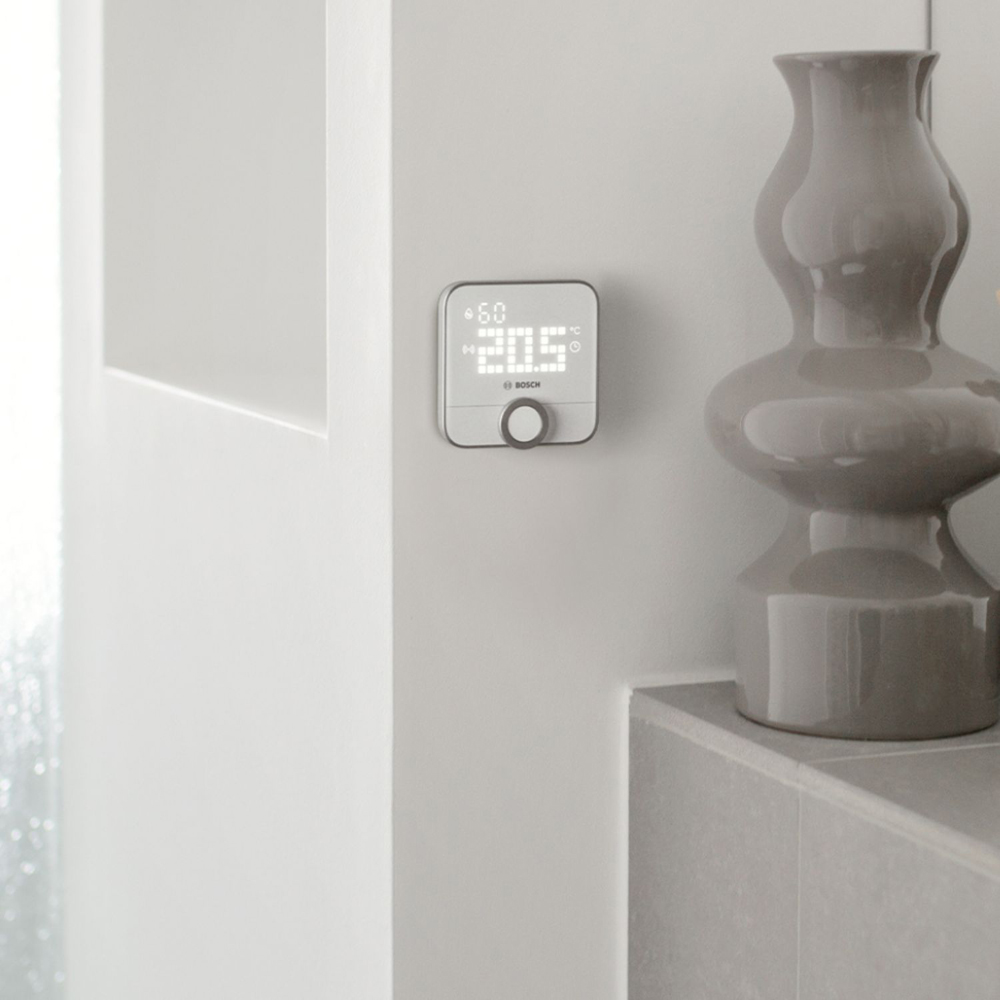 Bosch White Smart Wireless In-Home Home Room Thermostat II with LED Display 230V Image 3