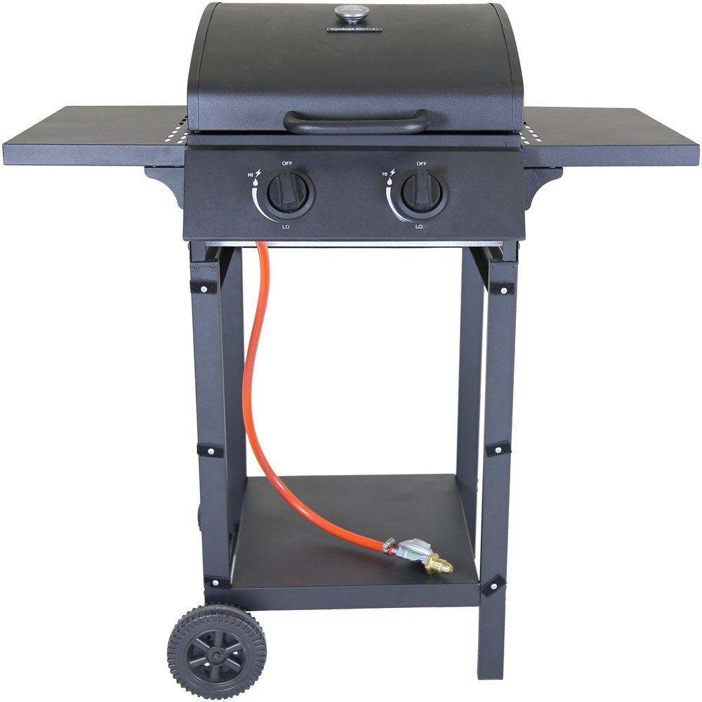 Charles Bentley Deluxe Auto Ignition 2 Burner Gas BBQ Black Image 6