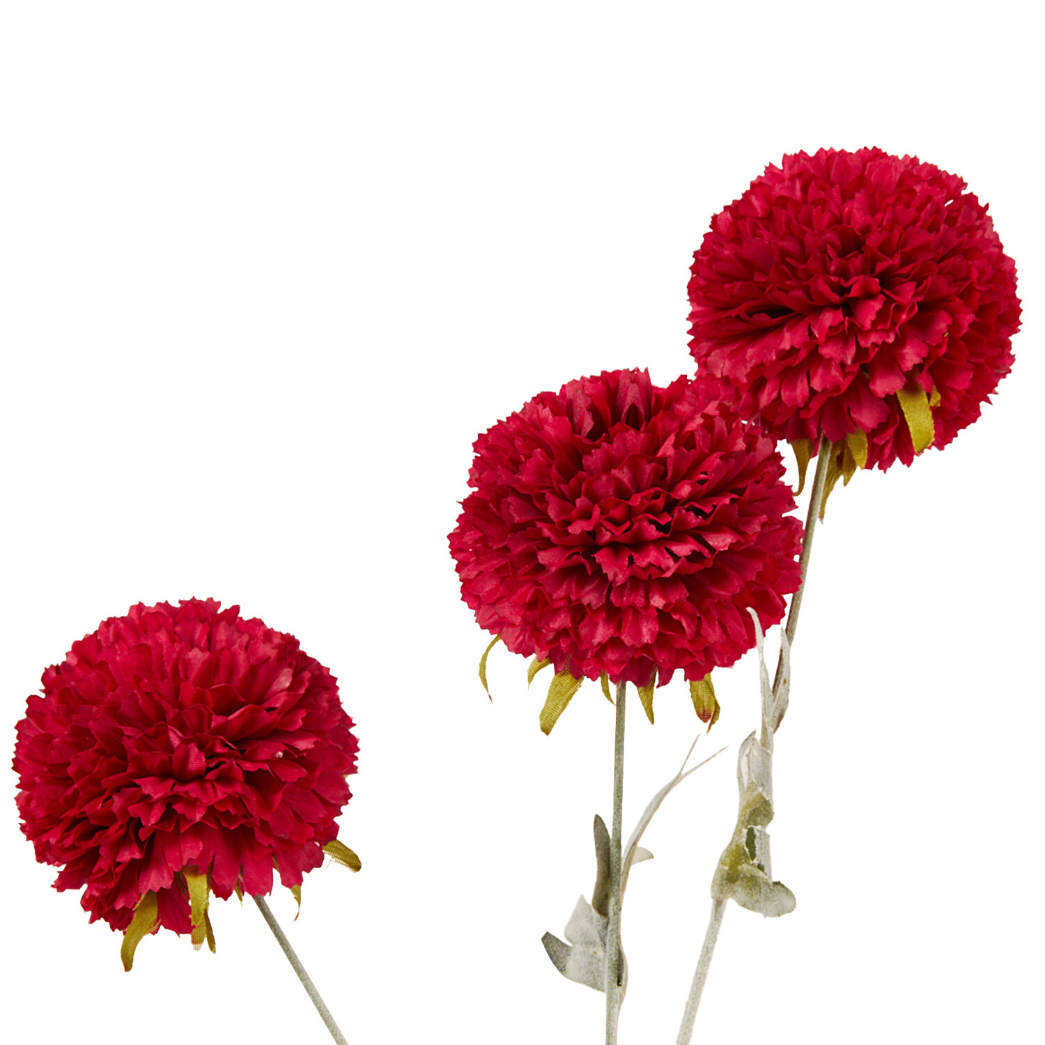 Purple or Berry Pom Pom Stem - Purple or Red Image 5