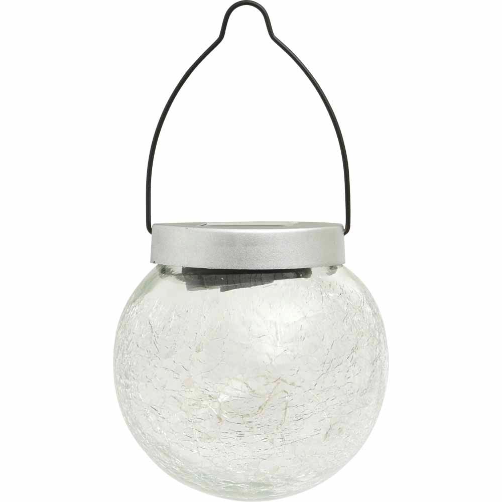 Wilko 2-in-1 Crackle Glass Colour Changing Lights Image 1