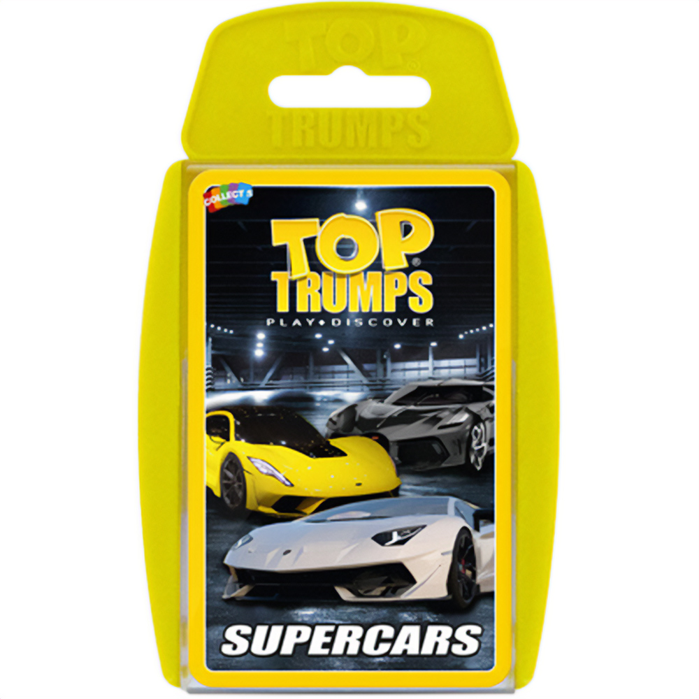 Top Trumps Supercars Card Game Image 1