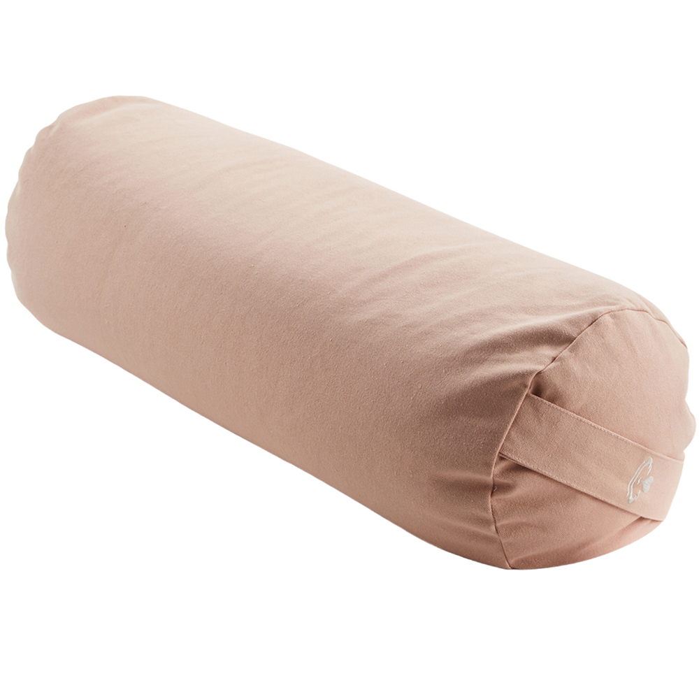 Myga Blush Buckwheat Yoga Support Bolster Pillow Image 1