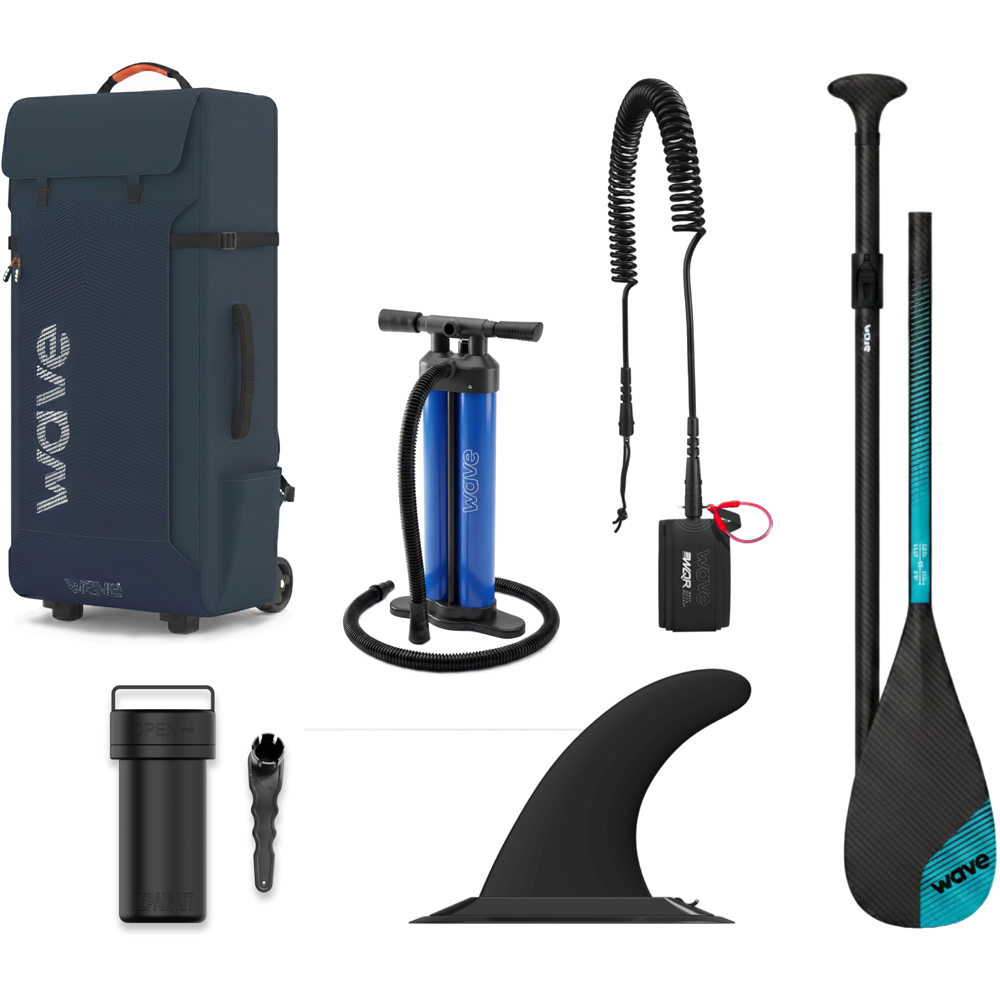 Wave Pro 3.0 SUP 12.6ft Navy Inflatable Paddleboard Image 3