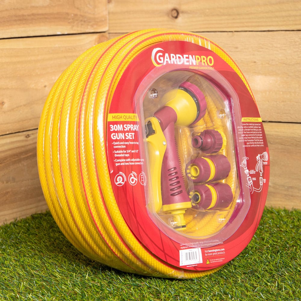Samuel Alexander 30m Garden Hose with Spray Gun Image 2