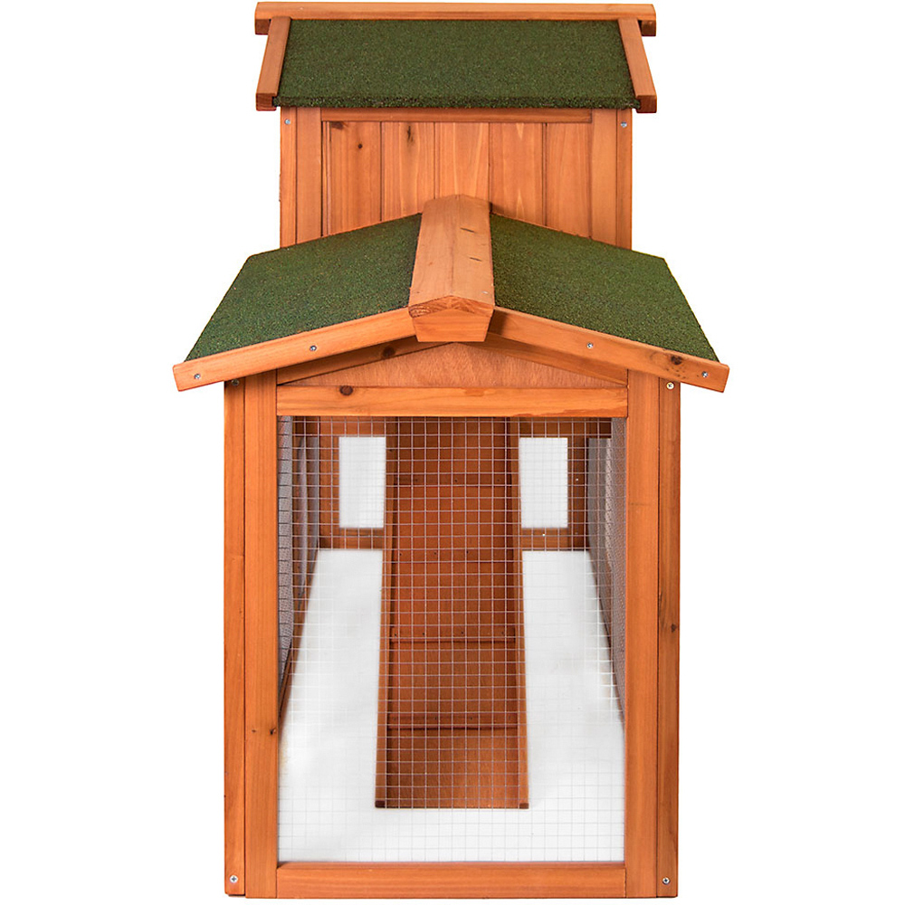 Pet Vida Double Wooden Pet Hutch Image 4