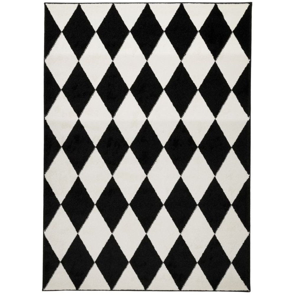 Homemaker New Villa Harlequin Mono Rug 160 x 230cm Image 2