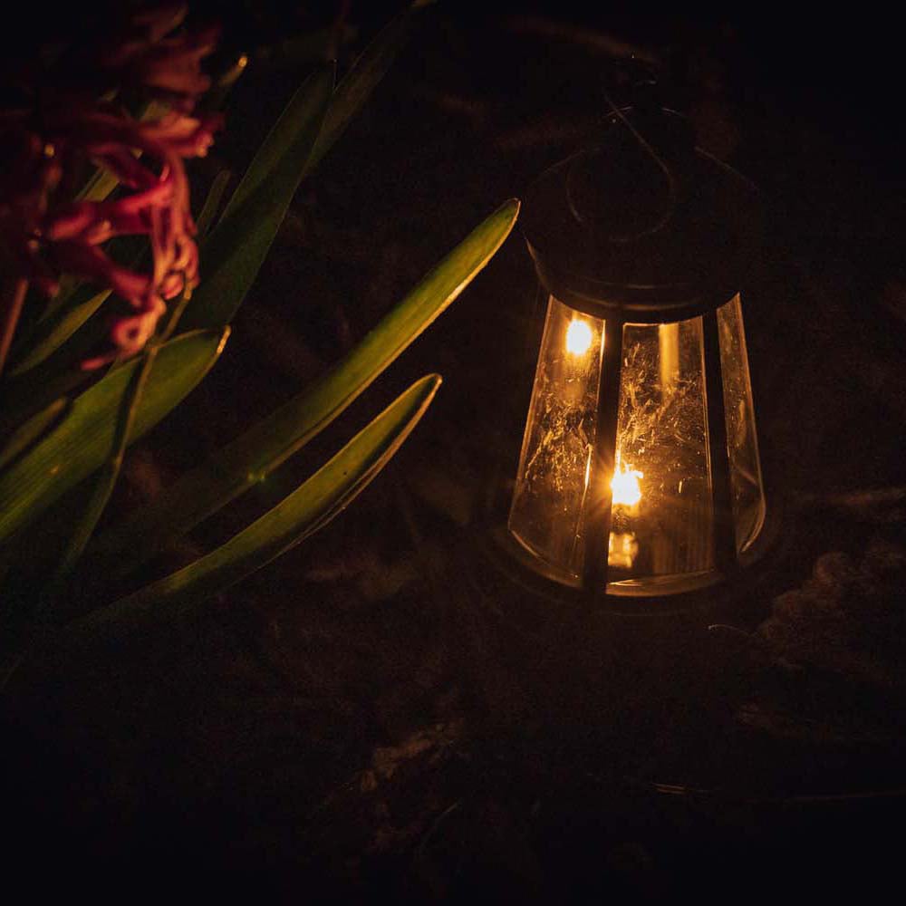 ValueLight Solar Black Outdoor Lanterns Pack of 4 Image 4