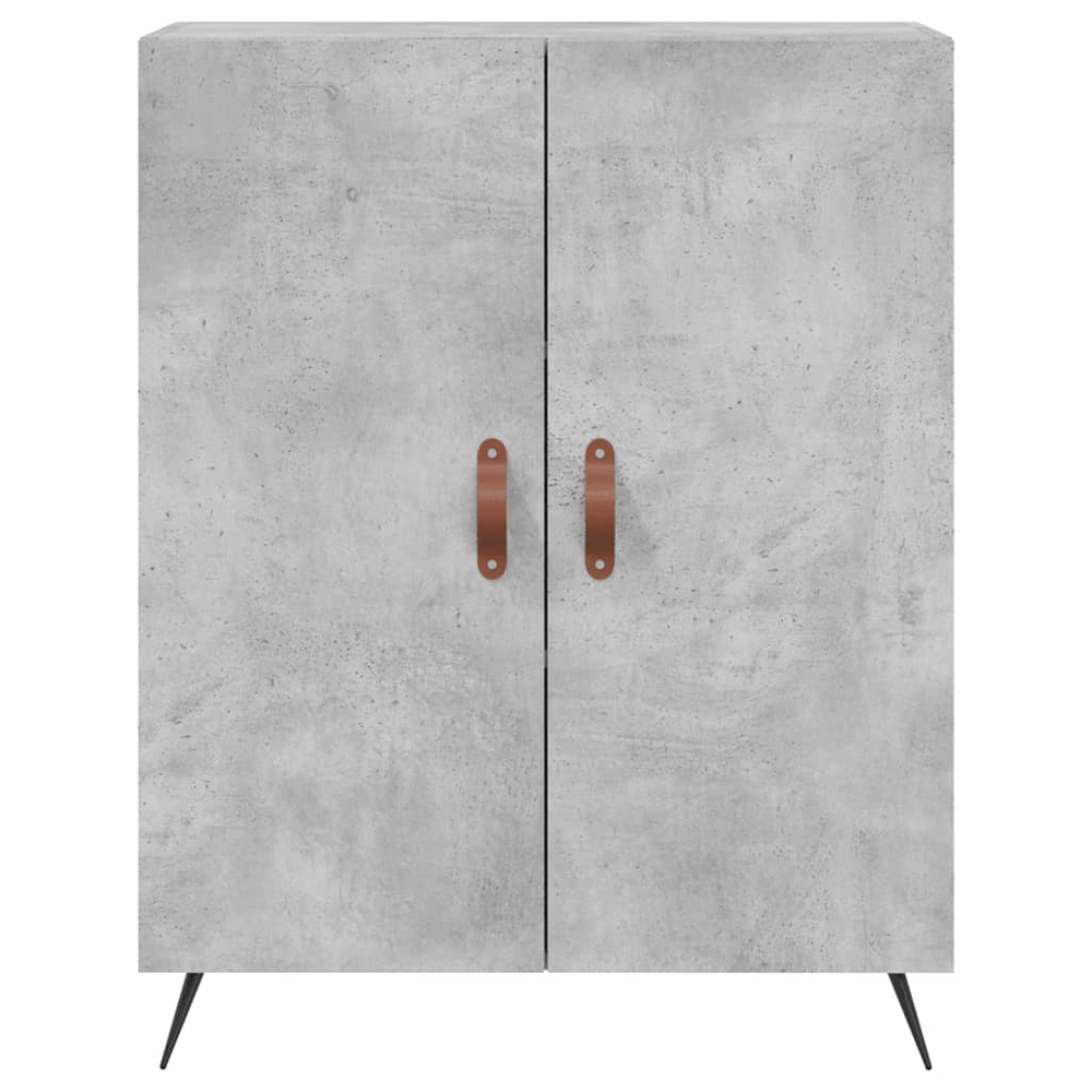 vidaXL 4 Door Concrete Grey Highboard Image 8