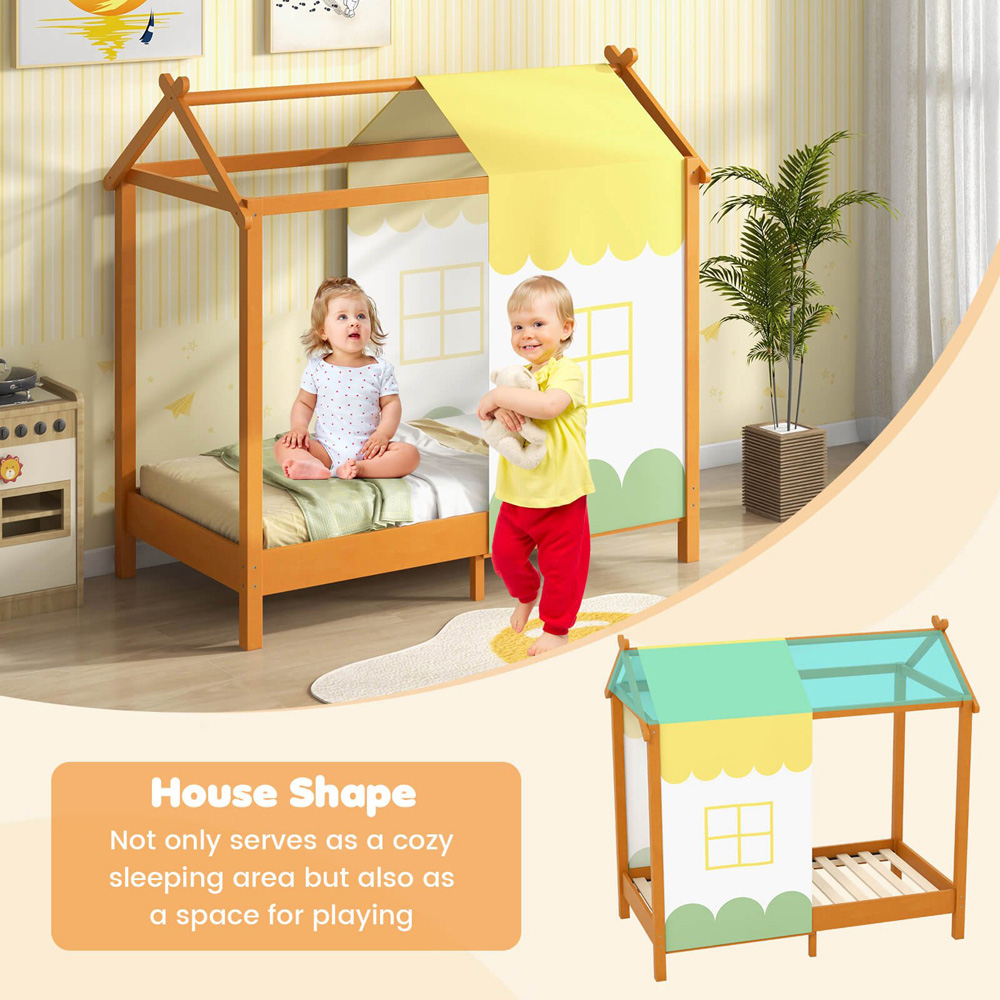 Costway Kids House Bed Image 7