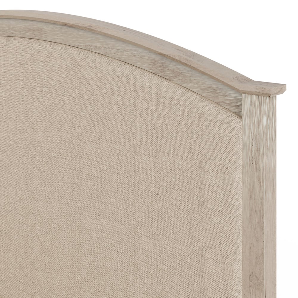 GFW Madrid Double Limed Oak Ottoman Bed Image 6
