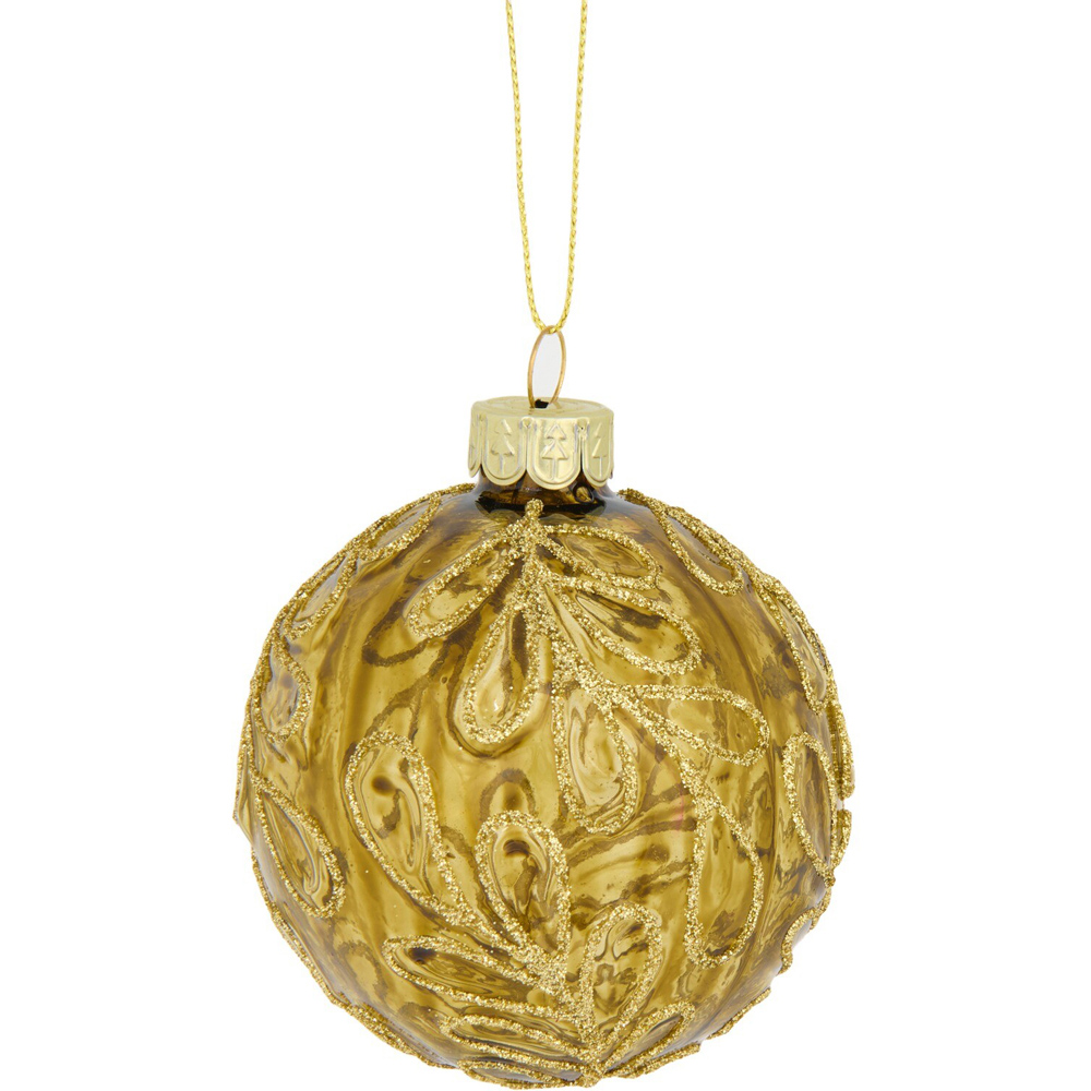 Opaque Glitter Bauble Image 3
