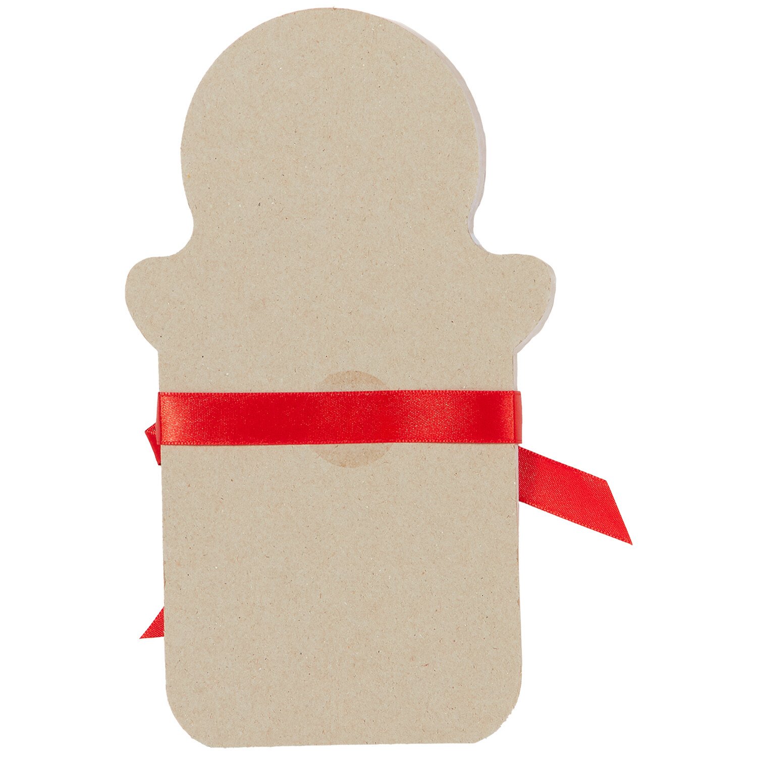 Gingerbread Notepad with Pen Set - Brown Image 2