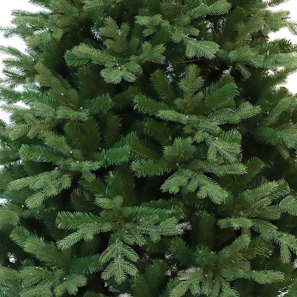 7ft Pre-Lit Cliveden Artificial Fir Christmas Tree Green Image 8