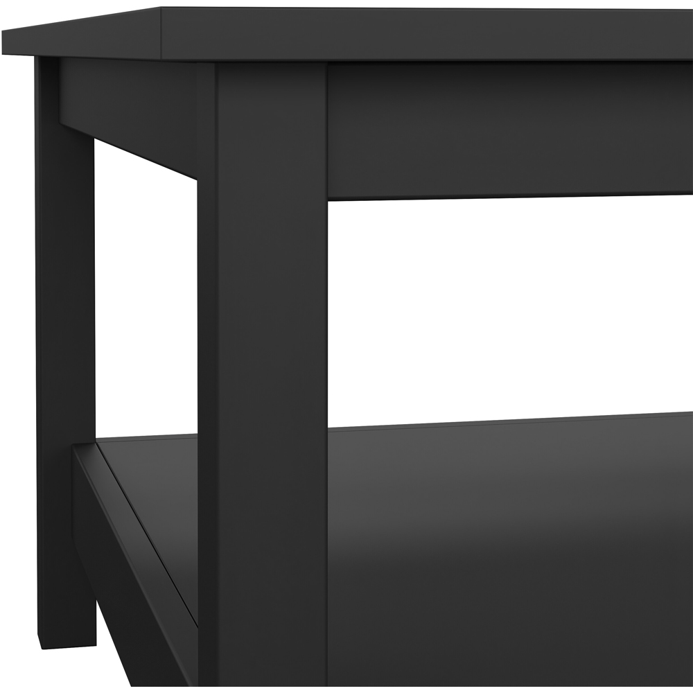 Florence Madrid Matt Black Coffee Table Image 5