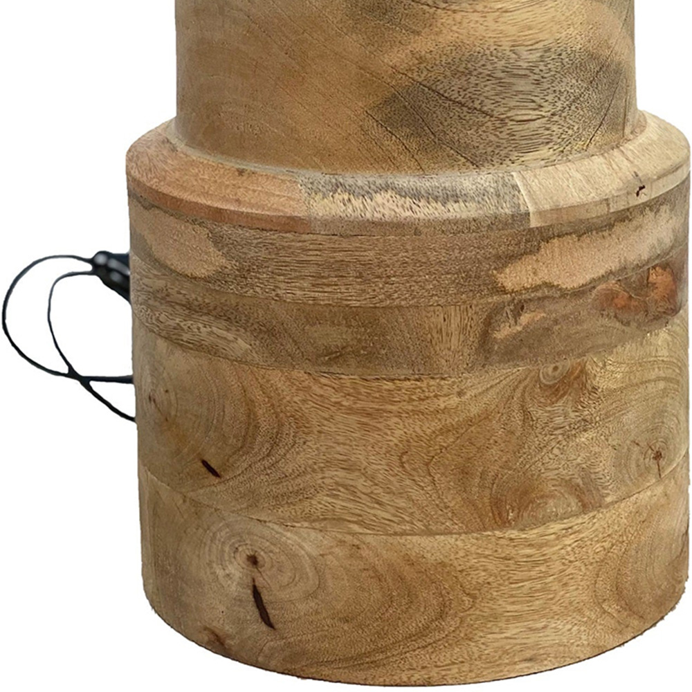 IH Design Wooden Glory Table Lamp Base Image 3
