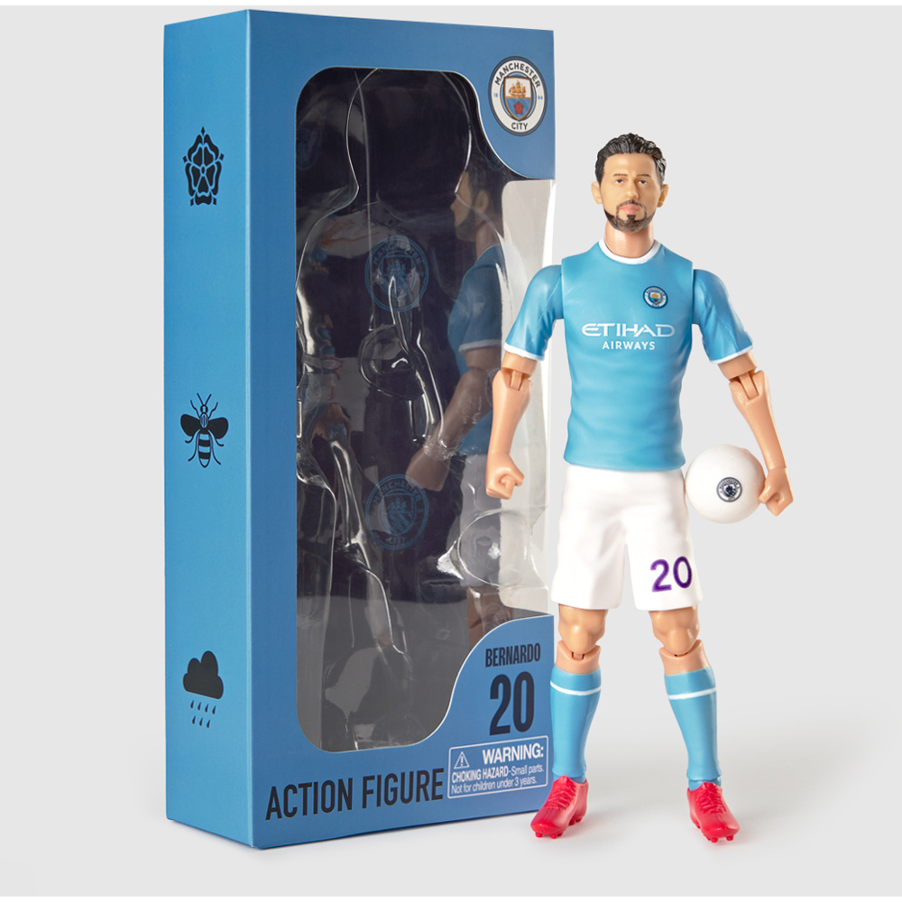 Banbo Bernardo Silva Manchester City Fully Articulated Football Figurine Image 2
