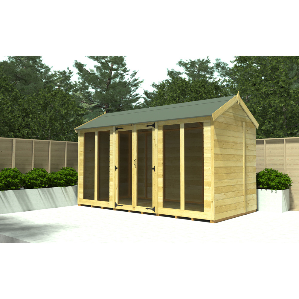 DIY Sheds 12 x 4ft Tongue and Groove Timber Apex Summerhouse Image 2