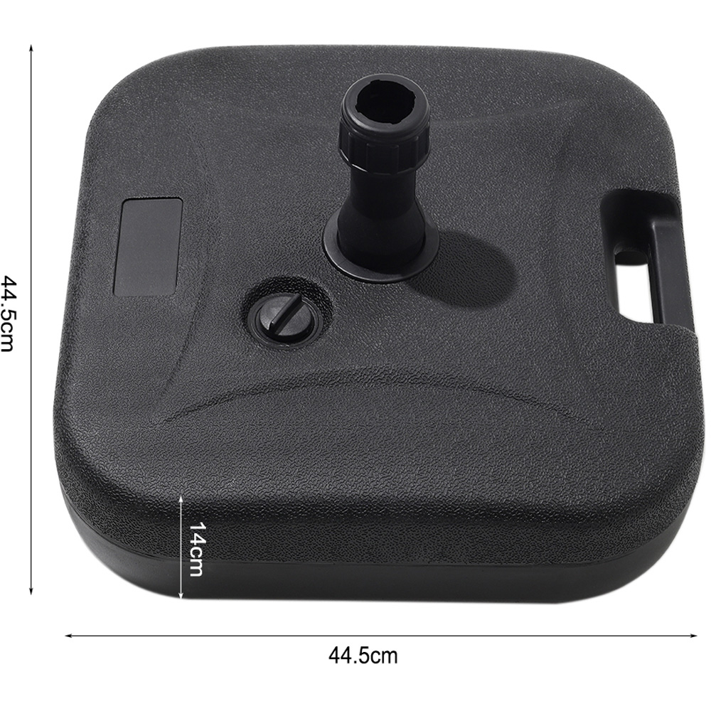 Living and Home Dark Grey LED Cantilever Parasol with Cross Base and Plastic Fillable Base 3m Image 8