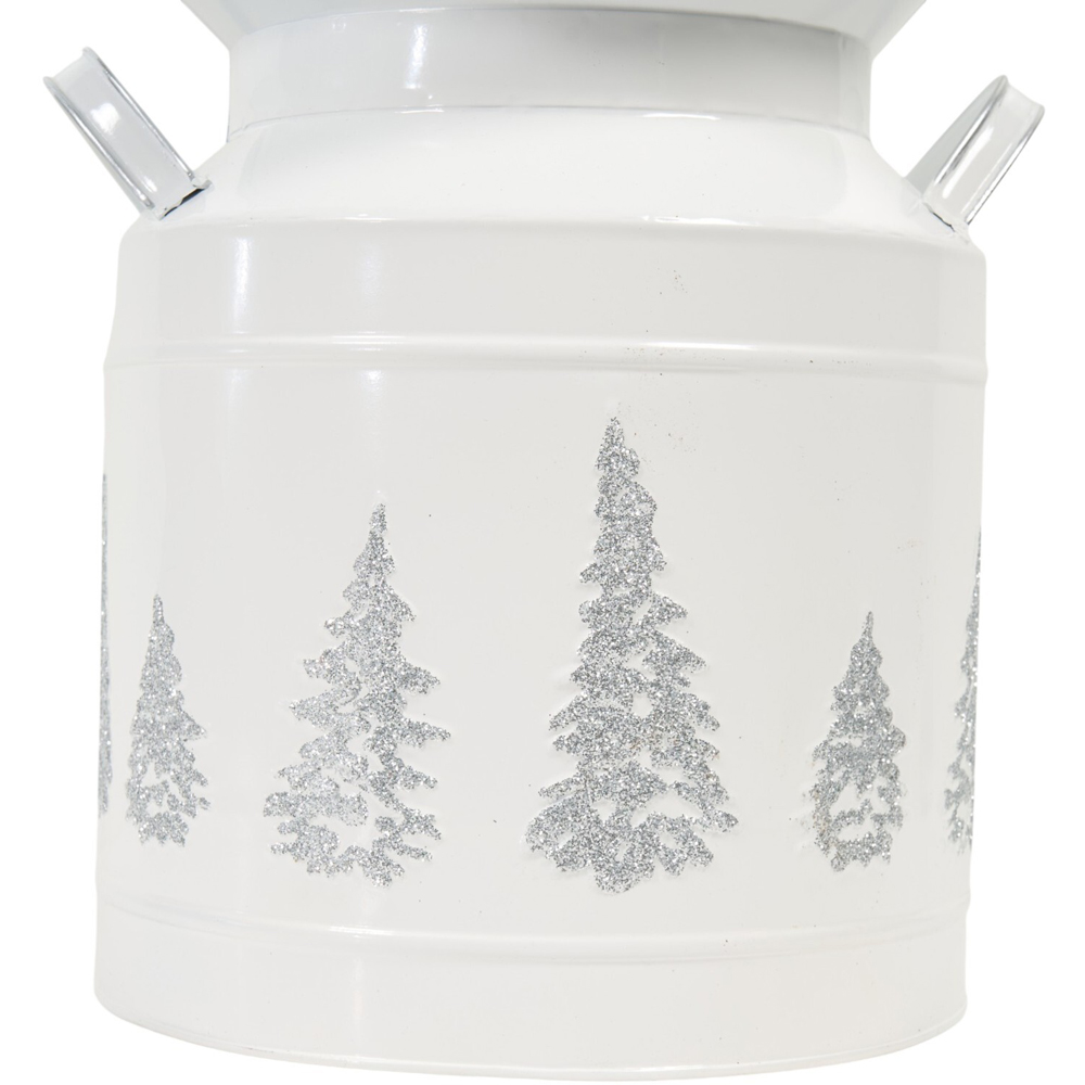 Snowdrift Sparkle Planter White Image 5