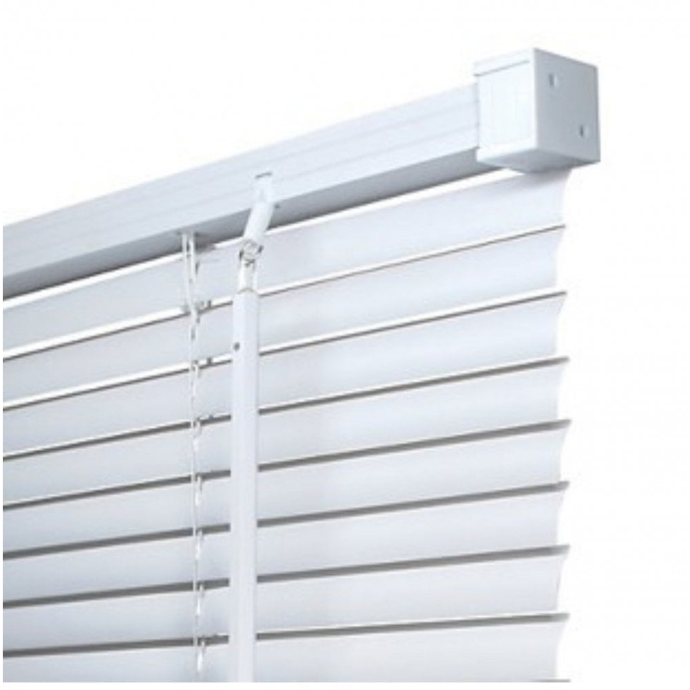 New Edge Blinds PVC Venetian Blind White 85cm Image 4