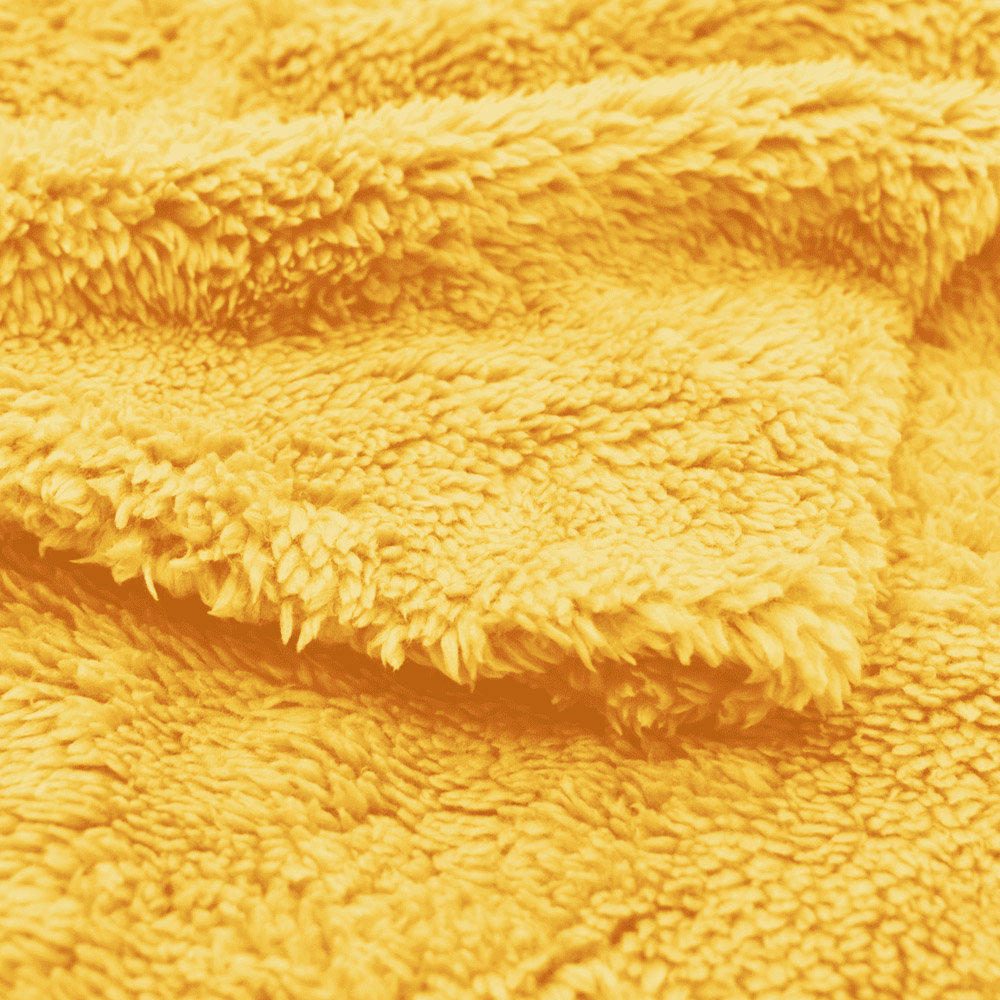 Velosso Double Ochre Teddy Fleece Duvet Set Image 3
